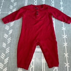Baby/toddler red jumpsuit